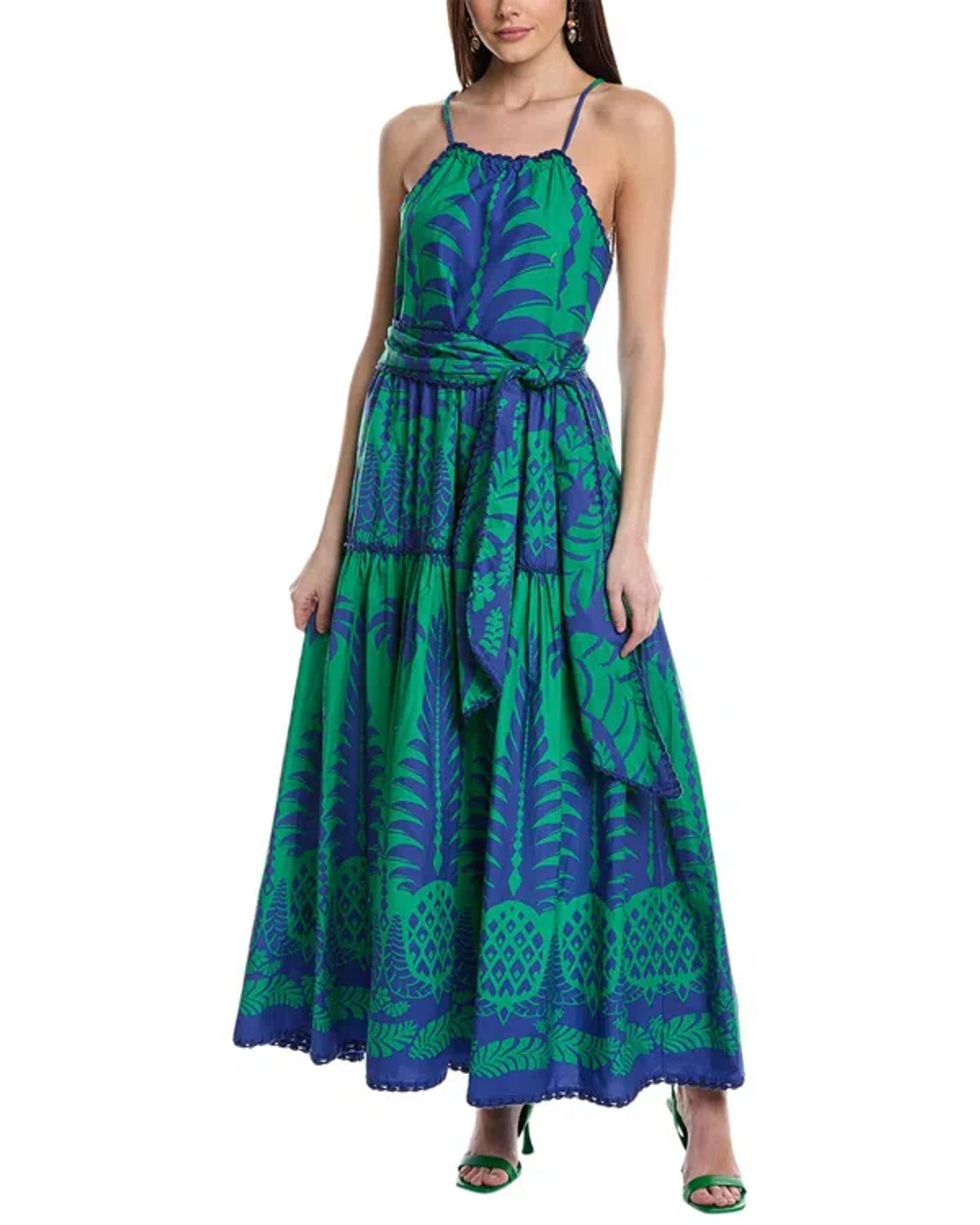 emerald green summer maxi dress Simple V Neck Green Long Prom Dresses Emerald Summer Maxi Dress Green / US6