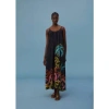 Farm Rio Pineapple Wave Maxi Dress Swim Cover-up