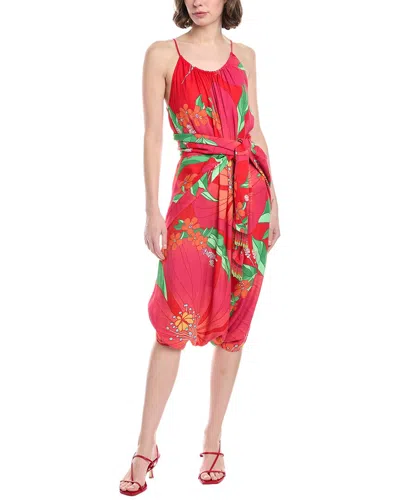 Farm Rio Pink Pietra Convertible Midi Dress