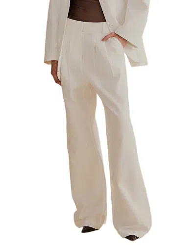 Farm Rio Pleated Pant In Neutral