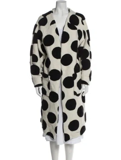 Pre-owned Farm Rio Polka Dot Print Coat