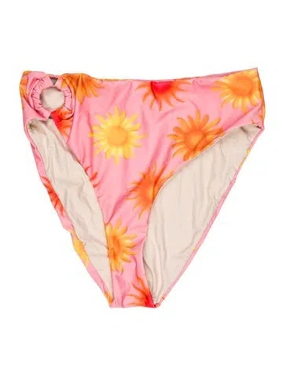Pre-owned Farm Rio Printed Bottoms In Pink