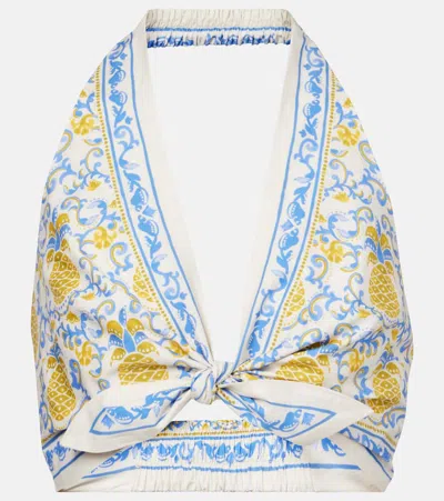 Farm Rio Bedrucktes Bralette Aus Baumwolle