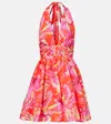 Farm Rio Printed Cotton Minidress