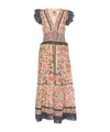 Farm Rio Superbloom Tapestry Cotton Dress In Multi-color