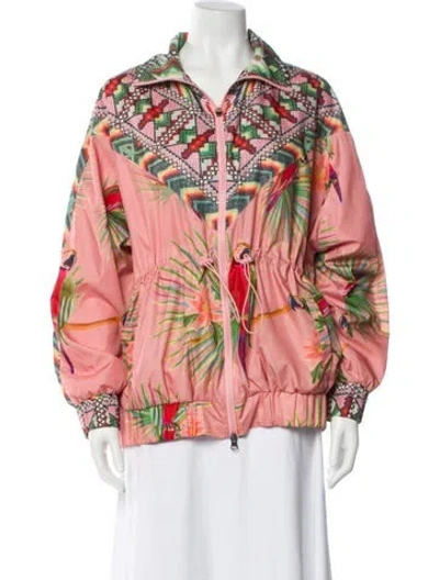 Pre-owned Farm Rio Printed Jacket In Multi