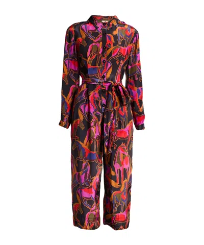 Farm Rio Printed Jumpsuit In Multi