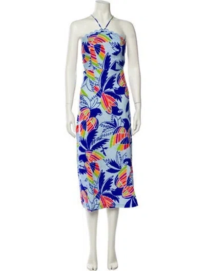 Pre-owned Farm Rio Printed Knee-length Dress W/ Tags In Multi