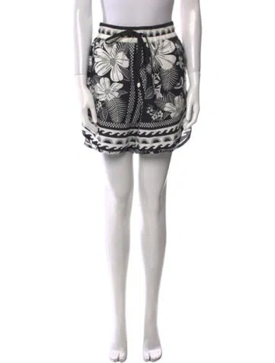 Pre-owned Farm Rio Printed Knee-length Shorts In Multi