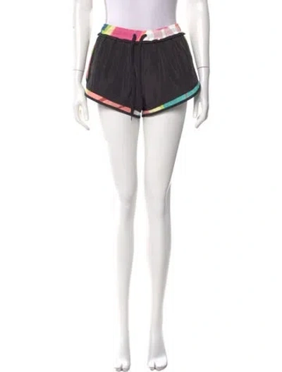 Pre-owned Farm Rio Printed Mini Shorts W/ Tags In White