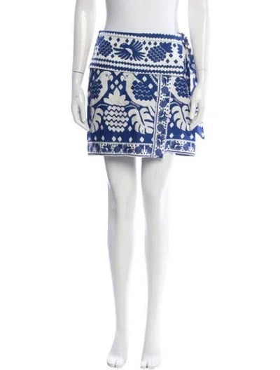 Pre-owned Farm Rio Printed Mini Skirt W/ Tags
