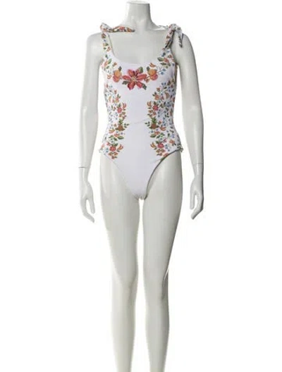 Pre-owned Farm Rio Printed One-piece In Multi