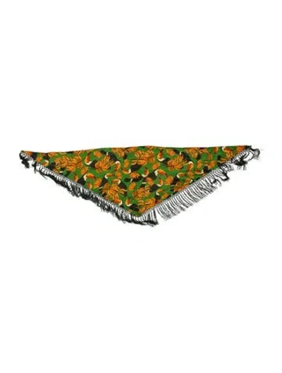 Pre-owned Farm Rio Printed Shawl In Pink