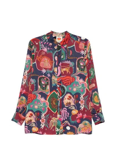 Farm Rio Printed Shirt In Multi