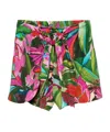 Farm Rio Jardin De Reve Shorts In Green