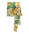 Farm Rio Linen Skirts In Green