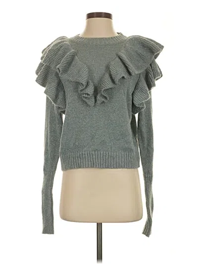 Pre-owned Farm Rio Pullover Sweater In Gray
