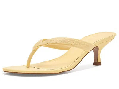 Farm Rio Rob Heel Sandals High Heels Pale Banana: 9 M In Yellow