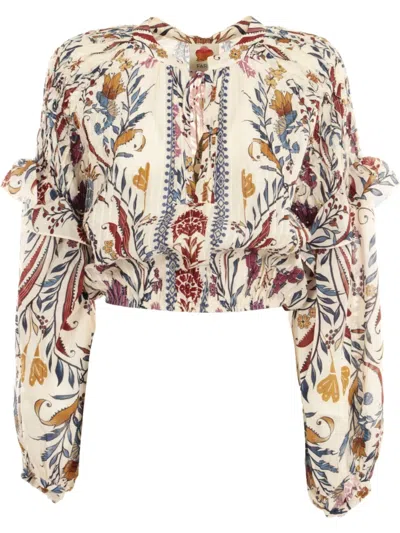 FARM RIO ROMANTIC LIGHTNESS BLOUSE