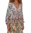 Farm Rio Romantic Lightness Knit Cardigan In Multi In Multi