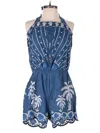 Farm Rio Romper In Blue