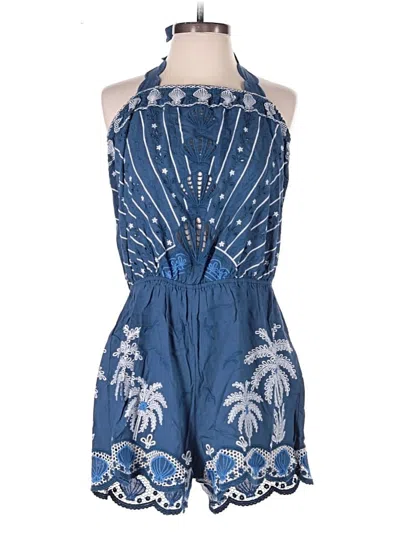 Farm Rio Romper In Blue