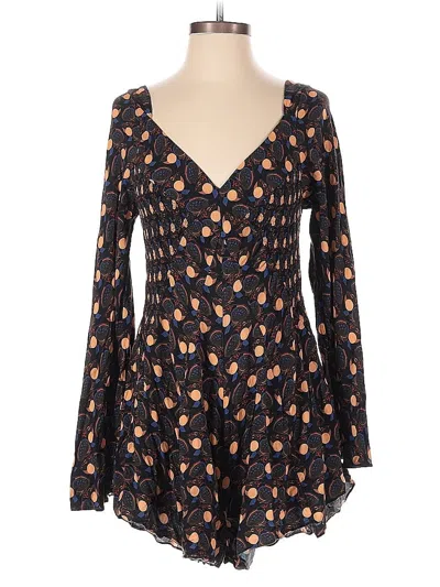 Pre-owned Farm Rio Romper In Orange