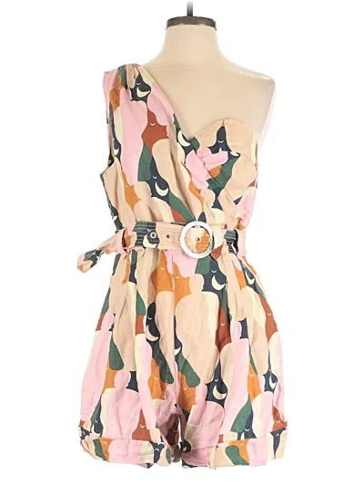 Pre-owned Farm Rio Romper In Pink