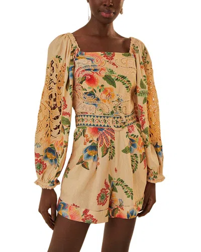 Farm Rio Romper In Yellow