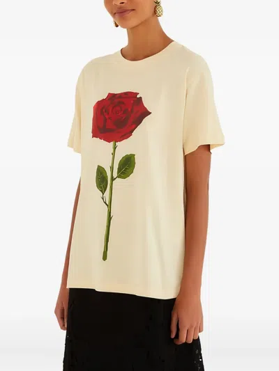 Farm Rio Rose-print T-shirt In Multi