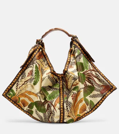 Farm Rio Scarf Small Tote Bag In Multi
