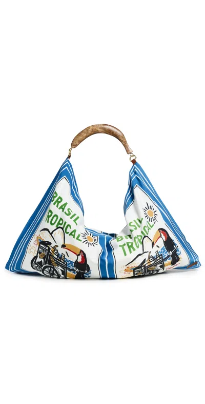 Farm Rio Scarf Tote Bag Brasil Tropical L0153