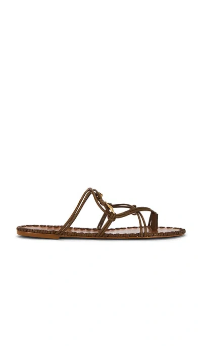 Farm Rio Sea Flat Sandal In Brown