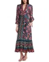 Farm Rio Seasheel Tapestry Maxi Dress In Multi