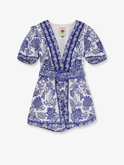 Farm Rio Shell Garden Cotton Jumpsuit