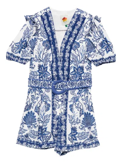 Farm Rio Shell Garden Playsuit