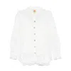 Farm Rio Broderie-anglaise Shirt In White