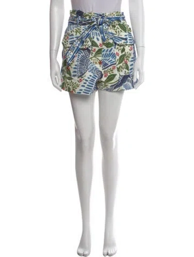 Pre-owned Farm Rio Shorts In Blue