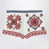 Farm Rio Shorts With Multicoloured Floral Embroidery