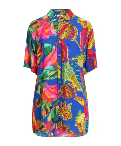 Farm Rio Short-sleeved Shirt In Multi