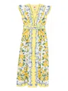 Farm Rio Sicily Scarf Print Cotton Maxi Dress