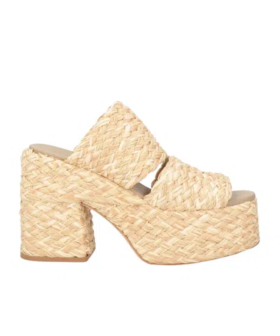 Farm Rio Simple-colored Sandals In Animal Print
