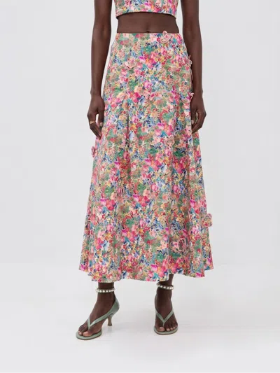 Farm Rio Skirt  Woman Color Multicolor In Pink