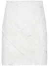 Farm Rio Broderie-anglaise Mini Skirt In White