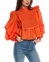 FARM RIO FARM RIO SMOCKED BLOUSE