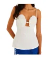 Farm Rio Solid Color Camisole In White