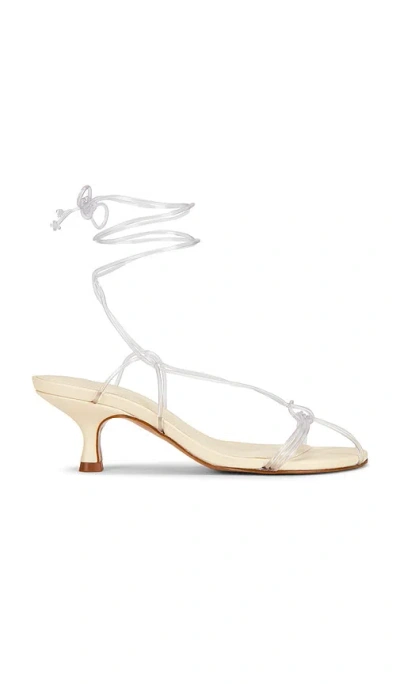 Farm Rio Spaghetti Jelly Kitten Heel In White