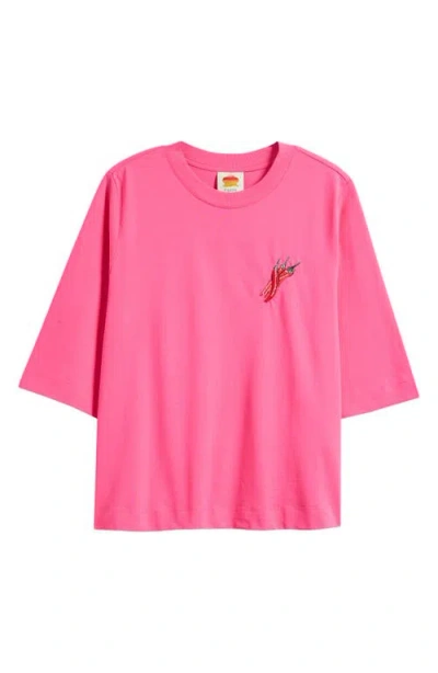 Farm Rio Spicy Pepper Cotton Graphic T-shirt