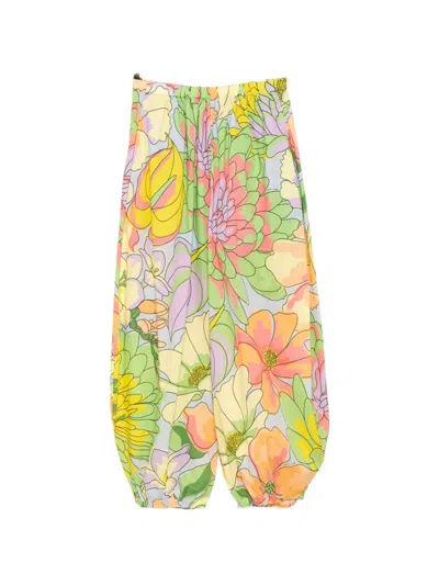 Farm Rio Spring Affair Balloon Pants In Multi