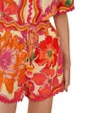 Farm Rio Spring Affair Linen Blend Shorts